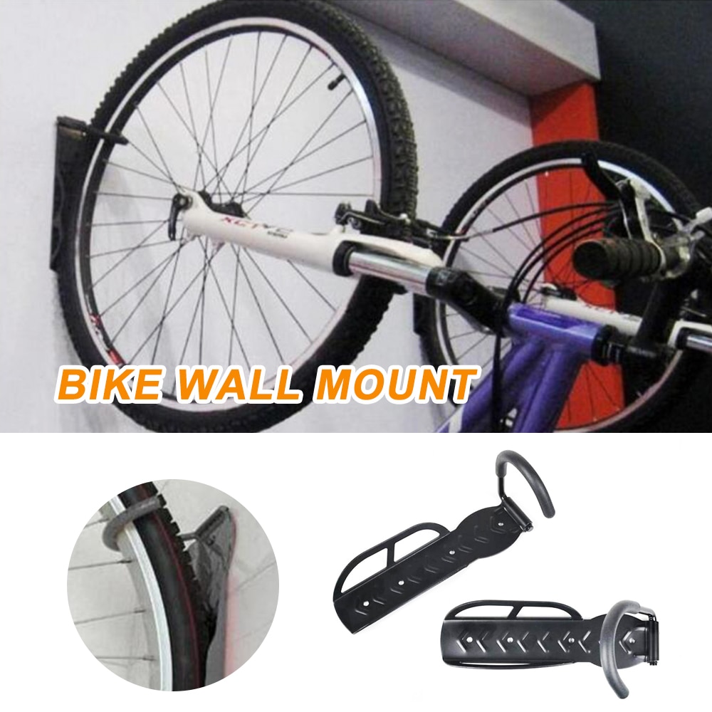 Cykelvægholder cykelbeslag cykel viser stativbøjle væg kroge bøjle vægmonteret rack cykel stålholder garage 3
