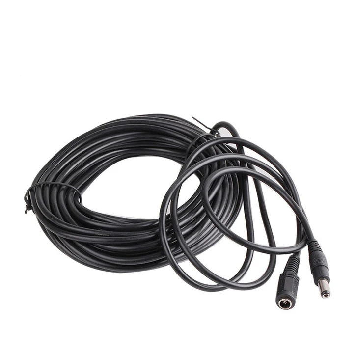 30ft 10m DC12V Verlängerung kabel Kabel 5,5mm x 2,1mm Stecker für CCTV-Überwachungs kamera Stecker Buchse Netzteil