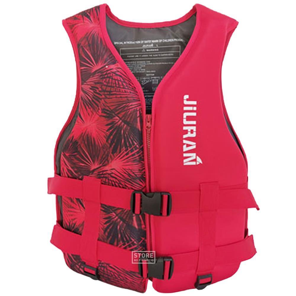 Kamizelka ratunkowa kamizelka surfingowa kajak Wakeboard kamizelka ratunkowa motorówki tratwa łódź ratunkowa Drifting Jet Ski sporty wodne pływanie dorośli Rescue: Q0127 Red / XL