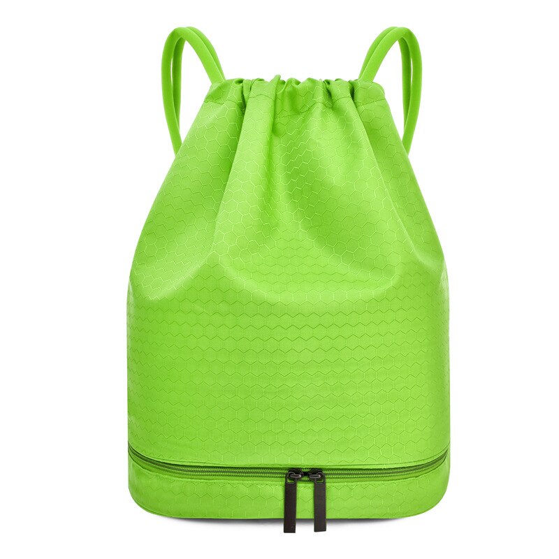 Mochila de natación con cordón, bolsa húmeda seca, bolsas deportivas, hombro, viajes, piscina, playa, bañador, Mochila impermeable, bolsa para nadar XA317WA: Green