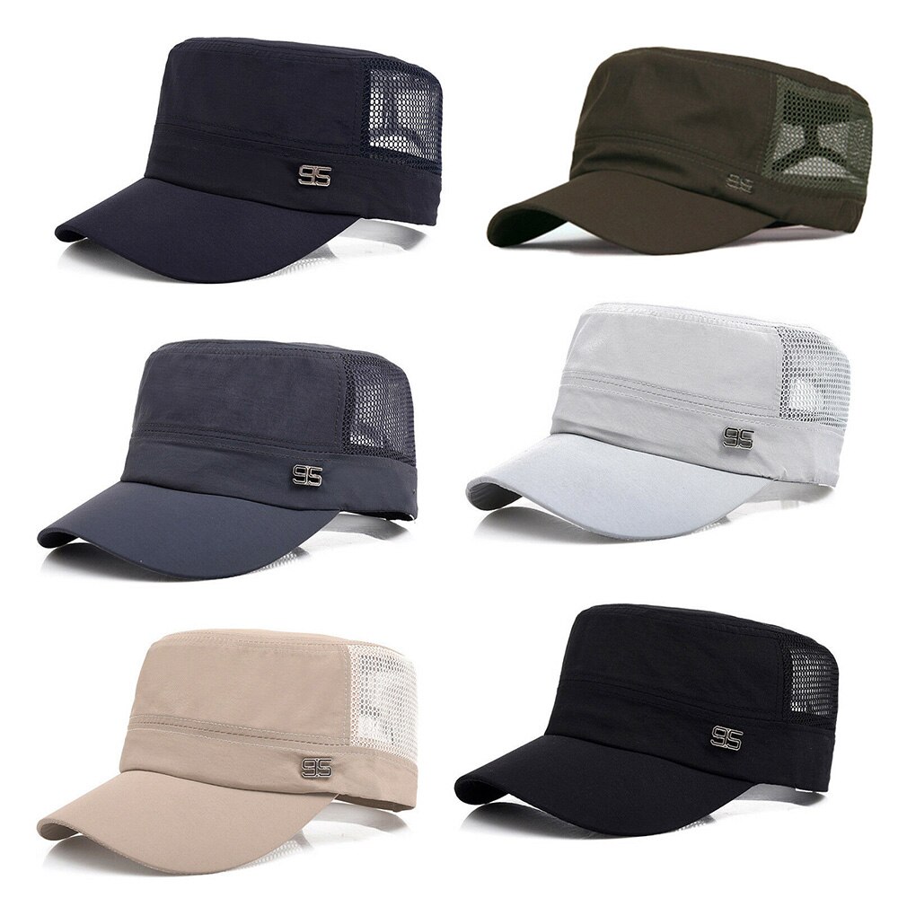 Zomer unisex heren baseballpetten dames ademend mesh snapback petten heren trucker petten