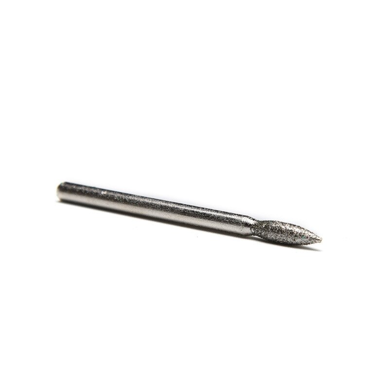 30 Uds fresas de diamante muela abrasiva 2,35mm vástago madera piedra grabado para dremel Accesorios de herramientas eléctricas herramientas rotativas