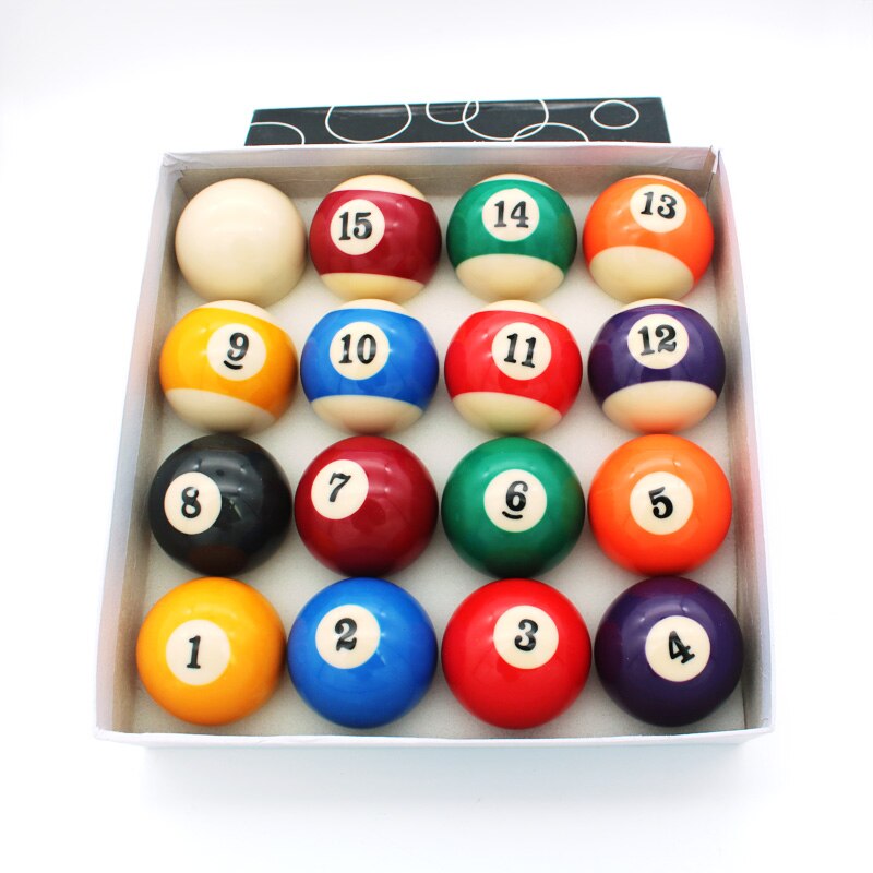 Superbilliards Standard Pool Ball Set – 2 1/4" Regulation Size, 57.2 Mm, For Home Play