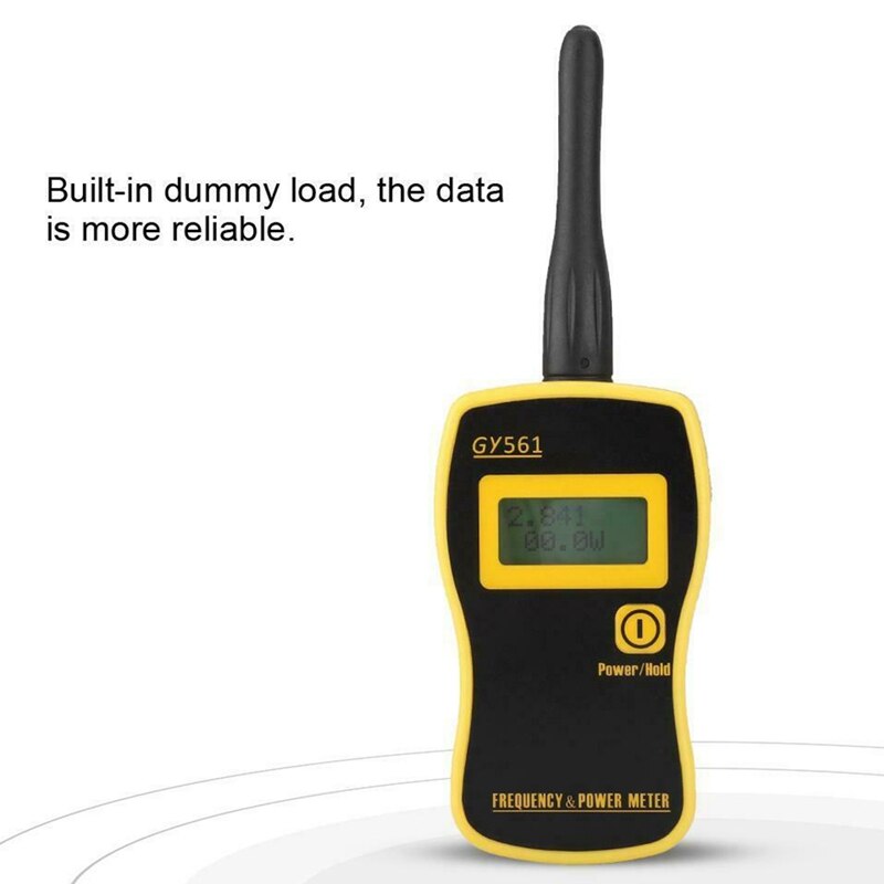 Mini Handheld GY561 medidor de contador de frecuencia con antena de dos vías Radio Walkie Talkie LCD