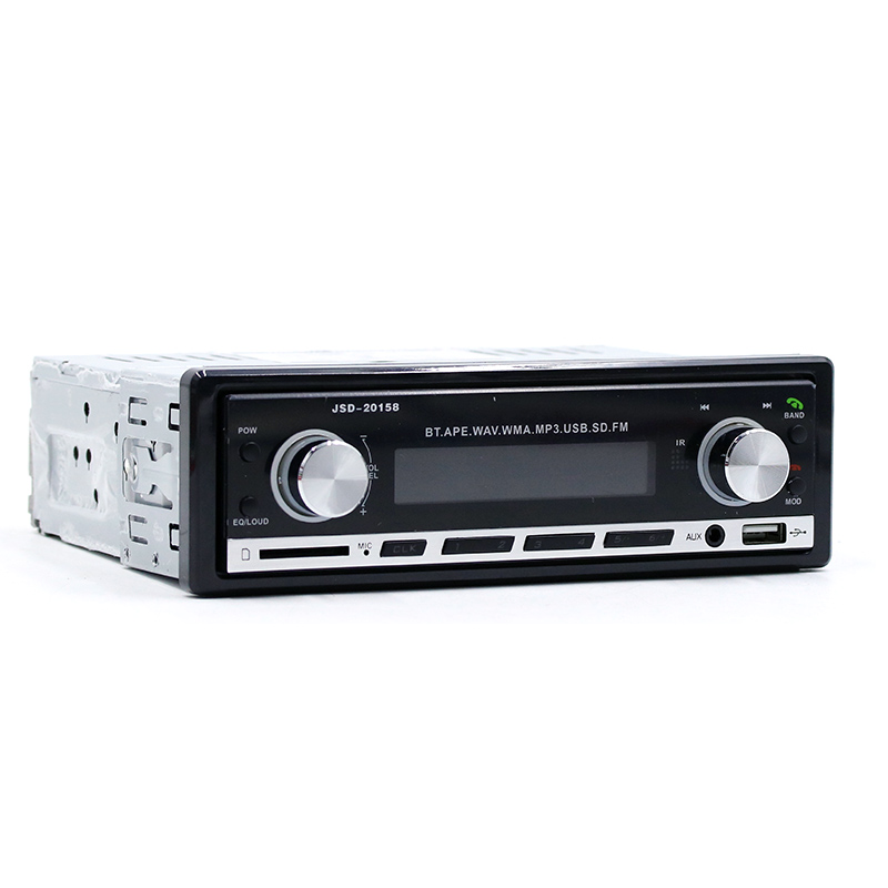 TOSPRA JSD-20158 auto estéreo 1 Din coche Radio 12v bluetooth V2.0 FM Entrada Aux receptor de Audio de coche USB SD MP3 MMC WMA