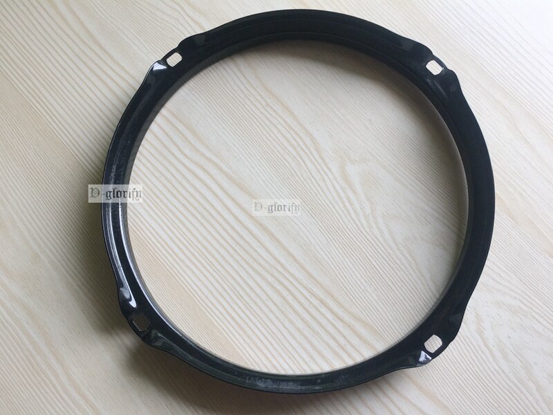 Cerceau de tambour de couleur noire, jante de tambour clair de 8 pouces, 4 trous, 6 pouces, 4 trous: 8inch 4 hole