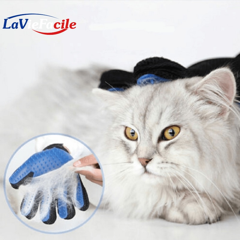 Pet Grooming Handschoen Voor Katten, Honden & Paarden Haar Remover Borstel Lange & Korte Bont & Kat Haar Grooming