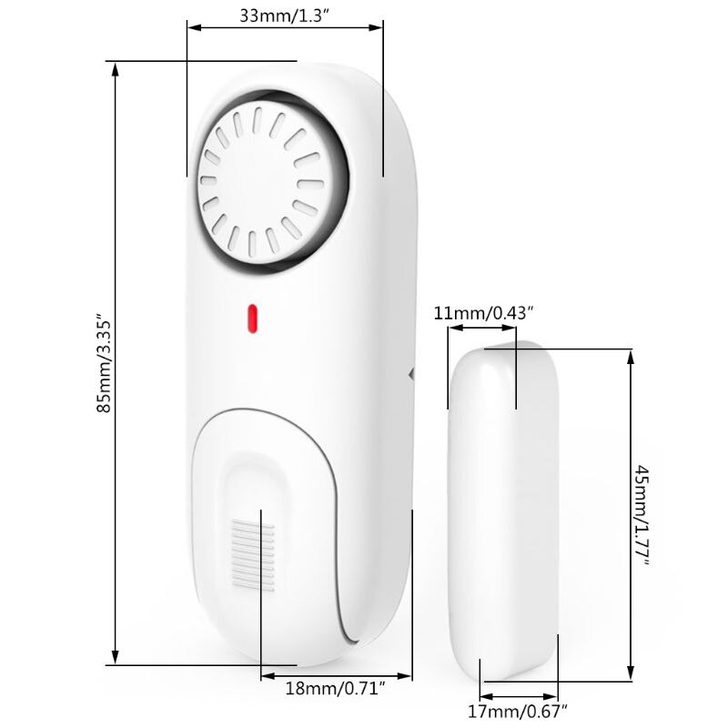 Home Guard Against Theft Alarm Door / Windows Electronic Wireless Small Sensor Alarm Security G8TB