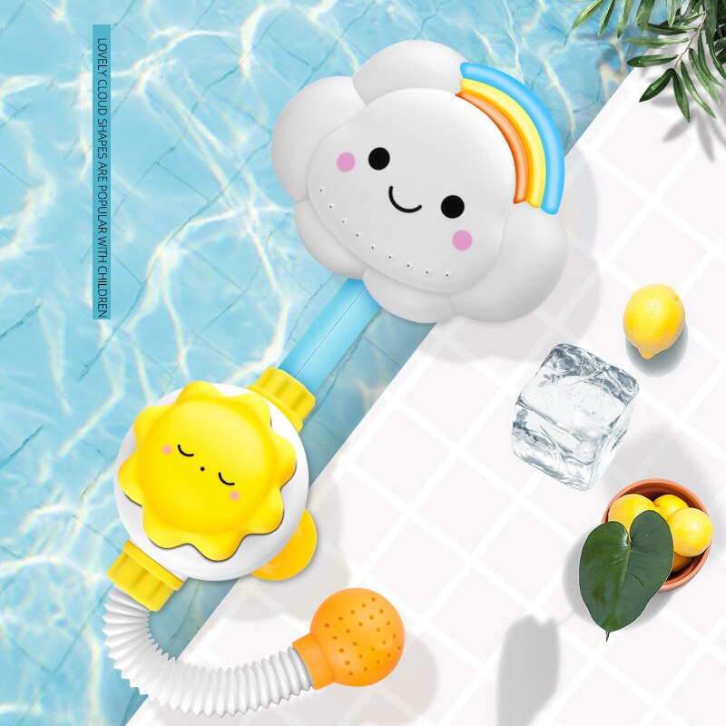 Zabawki robić kąpieli dla niemowląt kwiat głowica prysznicowa wanna woda robić kąpieli gra podlewanie opryskiwacz dla dzieci JAN88