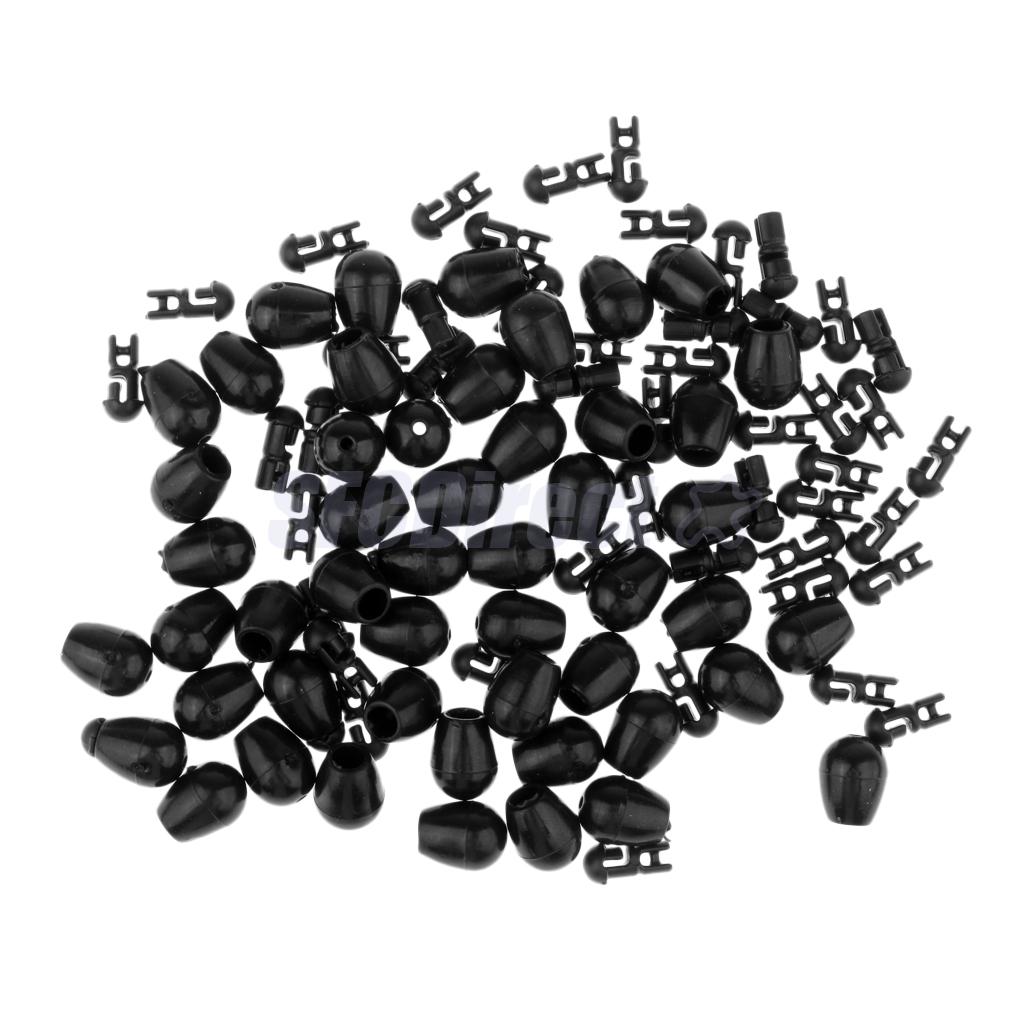 50pcs Quick Change Fishing Connector Beads Instantly Shock Bead for Hook Links Method Feeders Carp Fishing Accessories Pesca