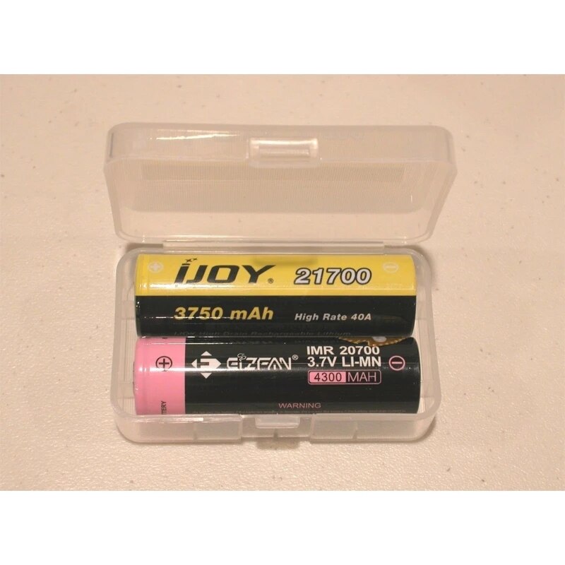 1 pc 20700 21700 plast oppbevaring beskyttende boks holder boks batteri klar 2- bay batteri boks oppbevaring boks holder organizer