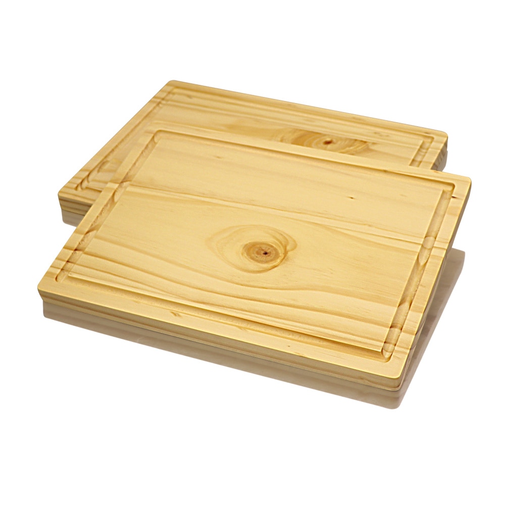 Jaswehome Rectangular Pinewood Cutting Board Solid Wood Chopping Blocks Fruit Cutting Board Cheese Boards Kitchen Tool