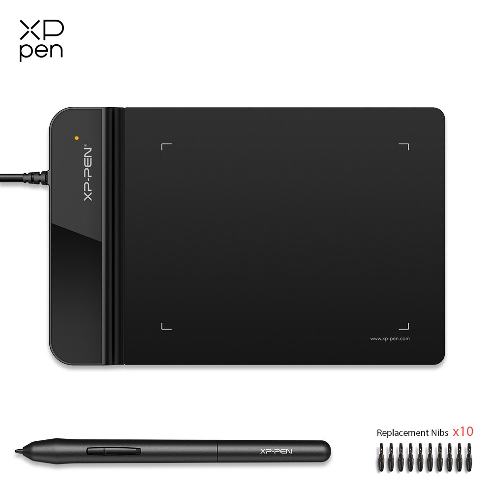 Ritplatta xppen  g430s grafisk ritplatta med 8192 trycknivåer batterifri stylus 4 x 3 tums surfplatta för windows mac