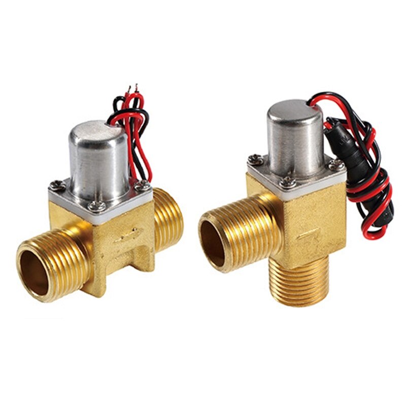 Energy-Saving Water Flow Pulse Solenoid Valves Bistable Water Control Brass Electromagnetic Valves for Induction Cleaner Garden