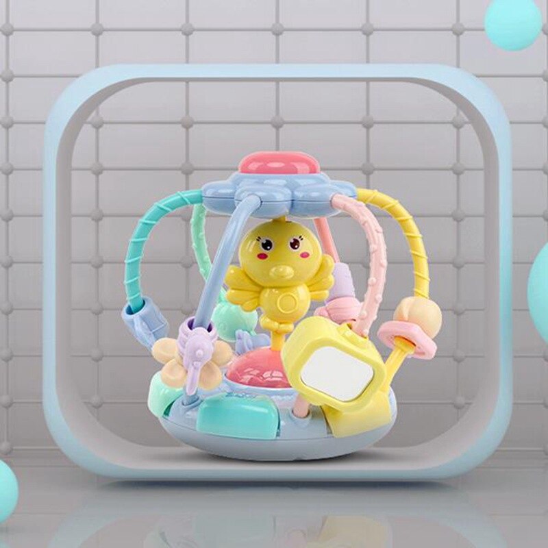 Baby beaded legetøj 6-12 måneder musik lyd vokal legetøj børn tidlig uddannelse kvinde baby dreng 0-1-2-3 år gammel kan bide tyggegummi
