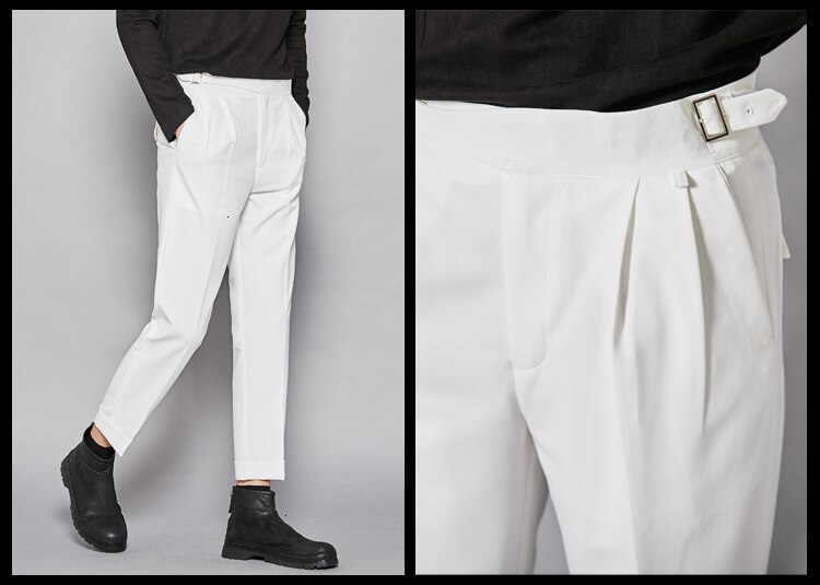Pantalon crayon décontracté pour homme, style vintage, collection automne 0094