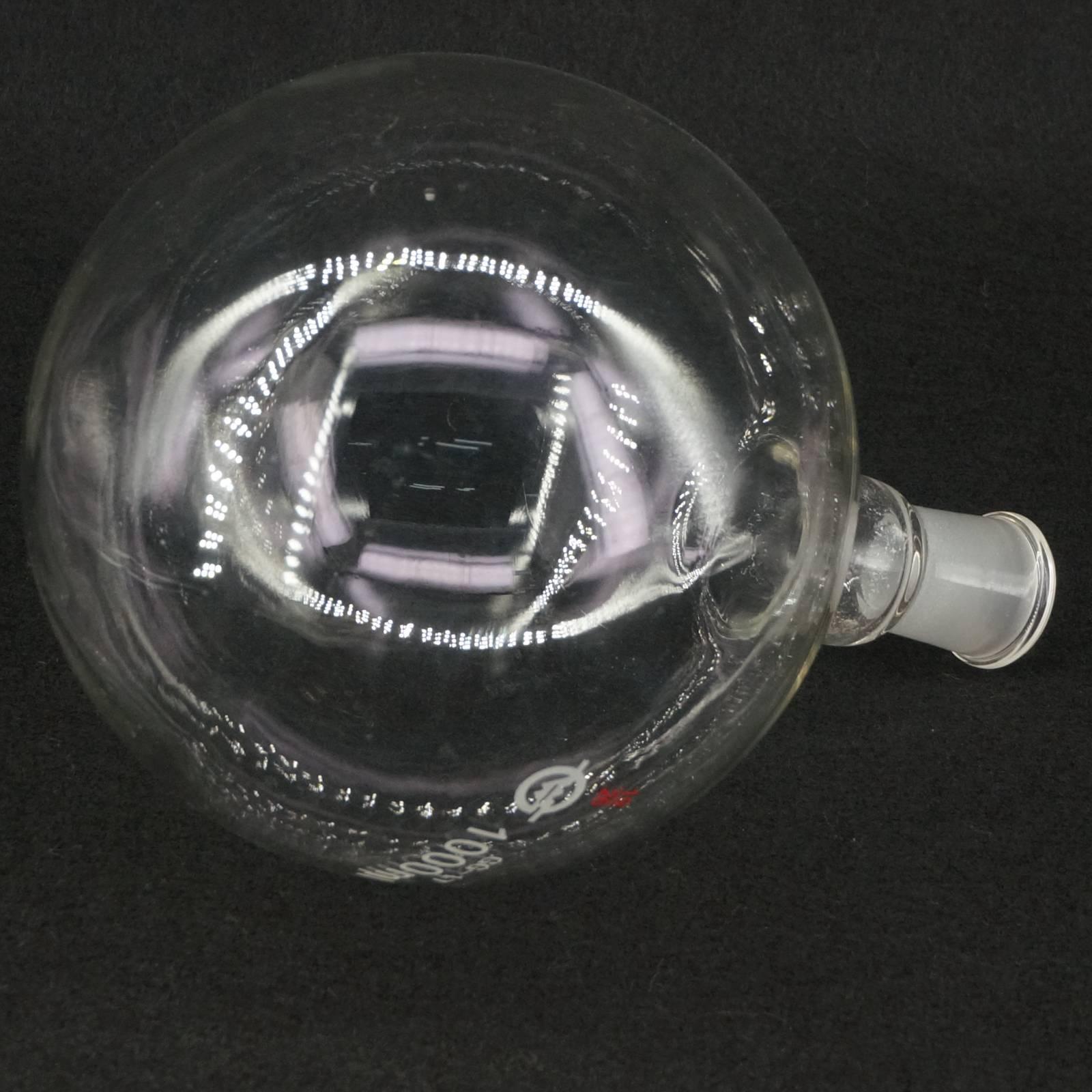 1000Ml 19/26 Joint Borosilicaatglas Fles Ronde Bodem Enkele Korte Hals Lab