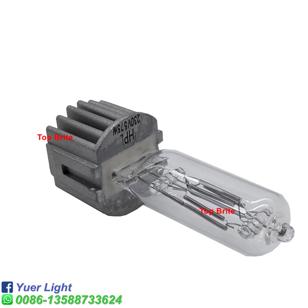 HPL 575W Stage Scan Lamp Bulb G9.5 575W Disco Moving Head Light Lamps HPL 575 Watt Halogen Lamp Bulb DJ Par Light