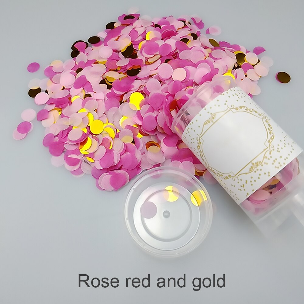 Push-Pop Mixed Confetti Wedding Bridal Anniversary Confetti Birthday Decoration Confetti Eco-Friendly Supplies