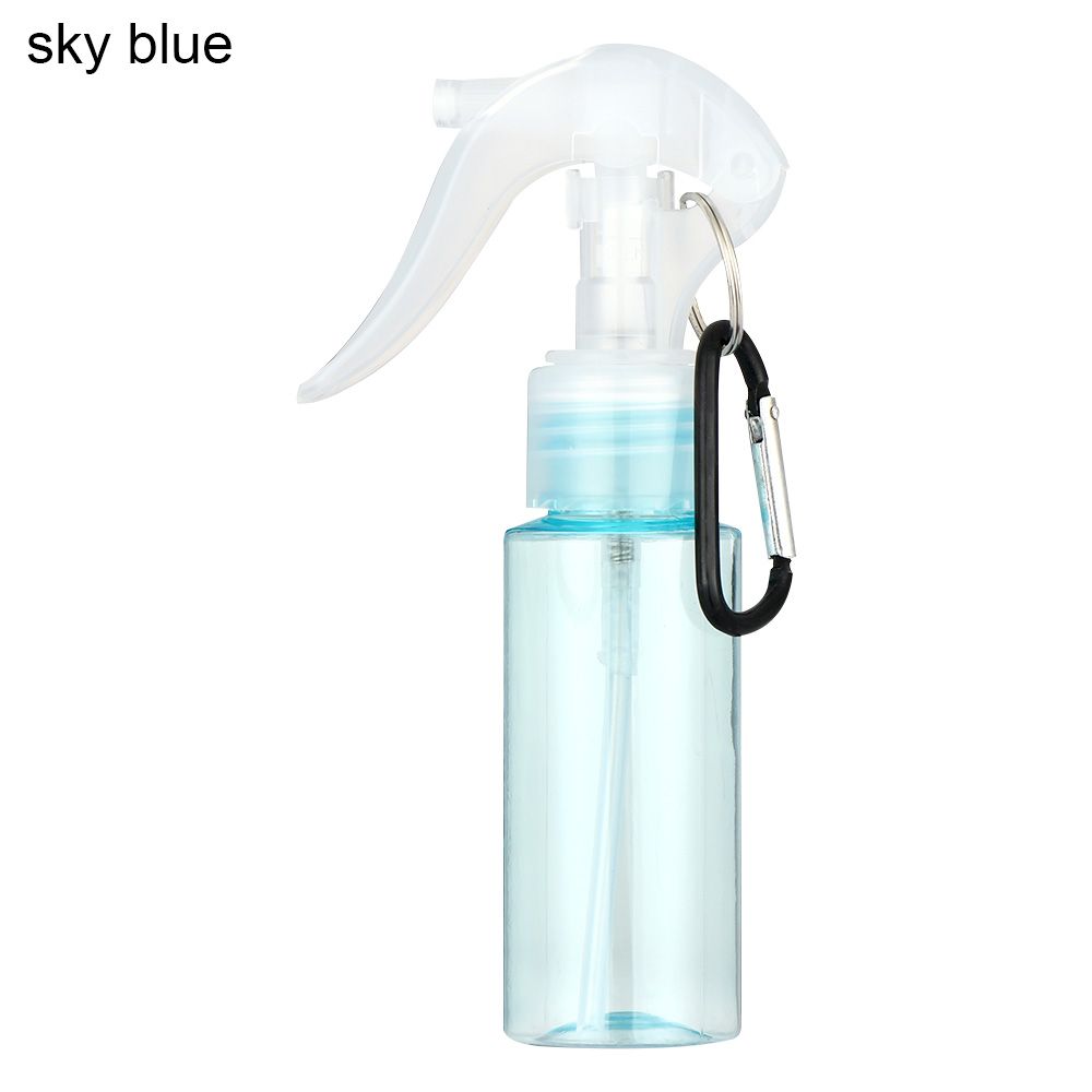 Shower Gel Shampoo Hand Washing Portable Hook Silicone Bottle Empty Bottles Squeeze Container Sub-bottling Tube: sky blue