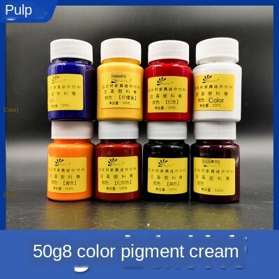 Lederen Meubels Kosmetiek Reparatie Materiaal Pigment Plakken Leer Pasta Kleur Pasta Kleur Essentie Filmvormende Middel Reparatie Le: Clear