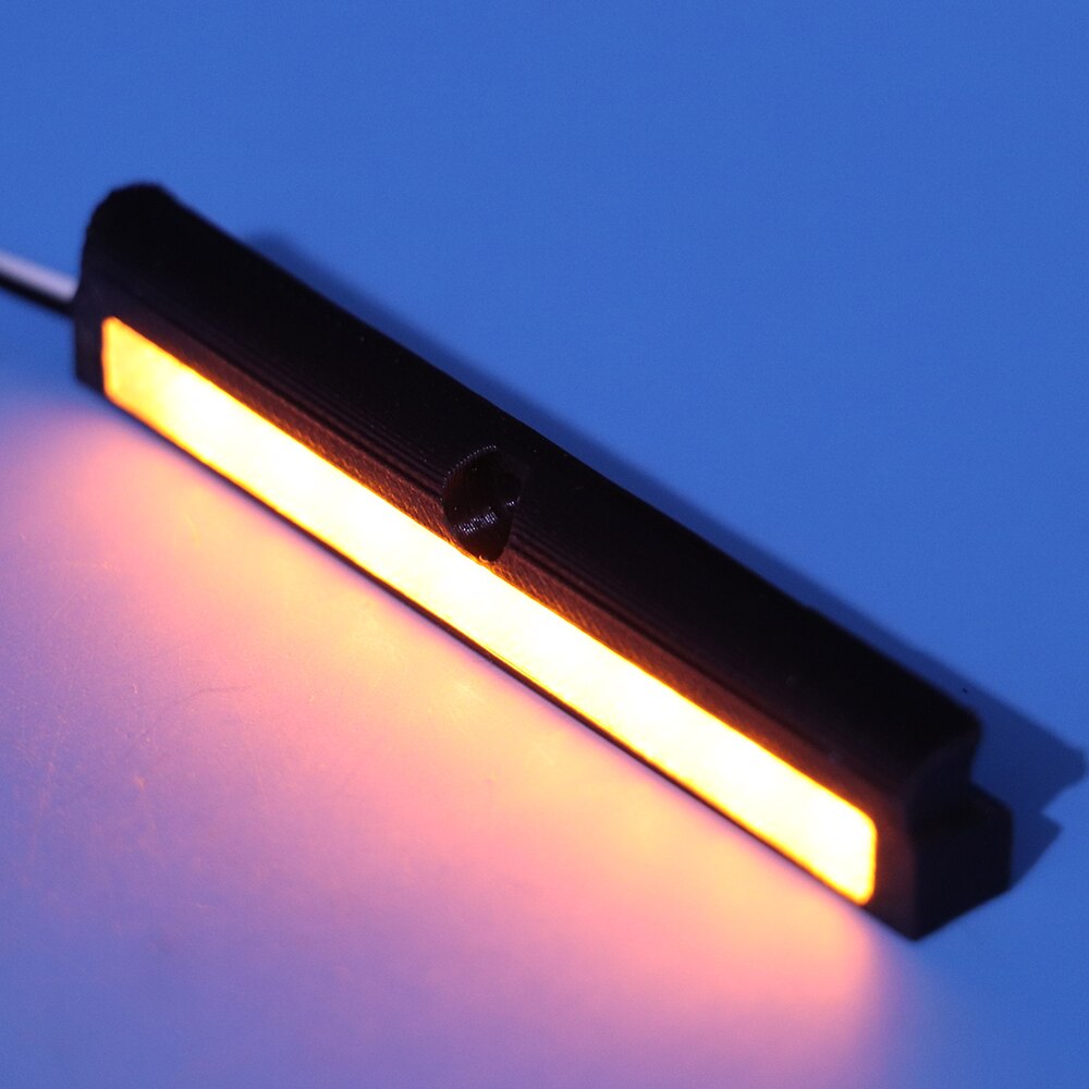 1PCS RC Car 78mm Brake Light Lamp for 1/10 RC Crawler Axial capra 3D printing 8g light weight uniform light: yellow