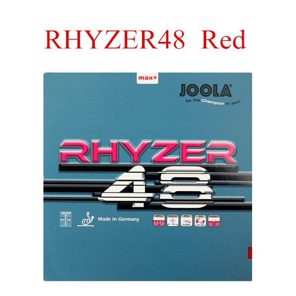 Joola RHYZER 43/48 NEUE) tischtennis Gummi Pips-in Ping Pong Schwamm Tenis De Mesa: 48 Red