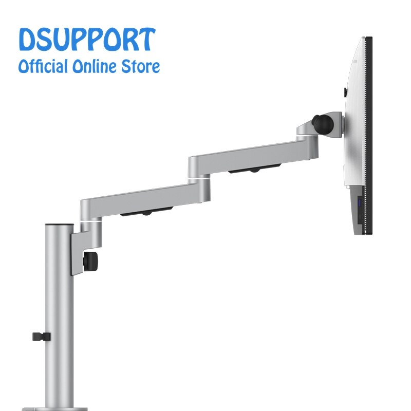 Aluminum Alloy Free Lifting LED LCD Monitor Holder Table Clamping Full Motion TV Mount