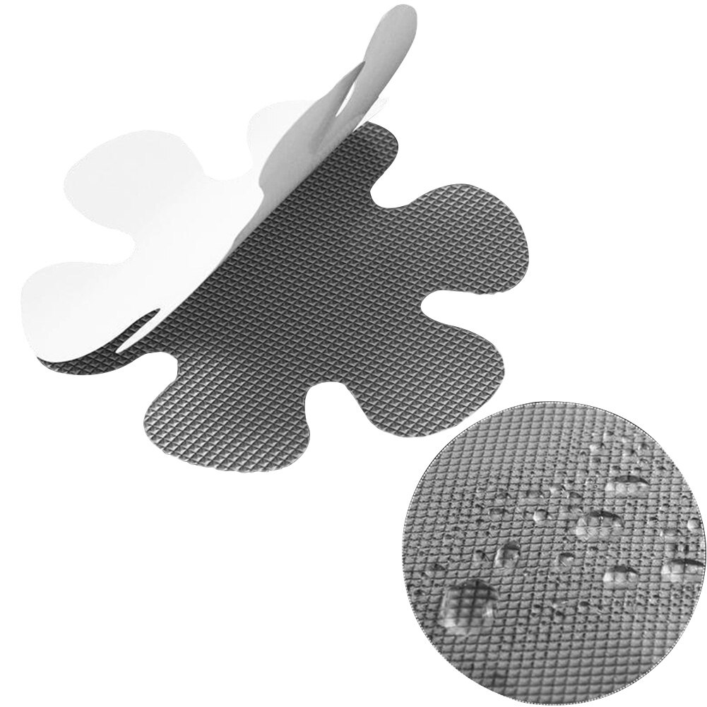 20 pièces douche fleur forme étanche Transparent bain sécurité salle de bain baignoire autocollant Durable décoratif toilette antidérapant PEVA
