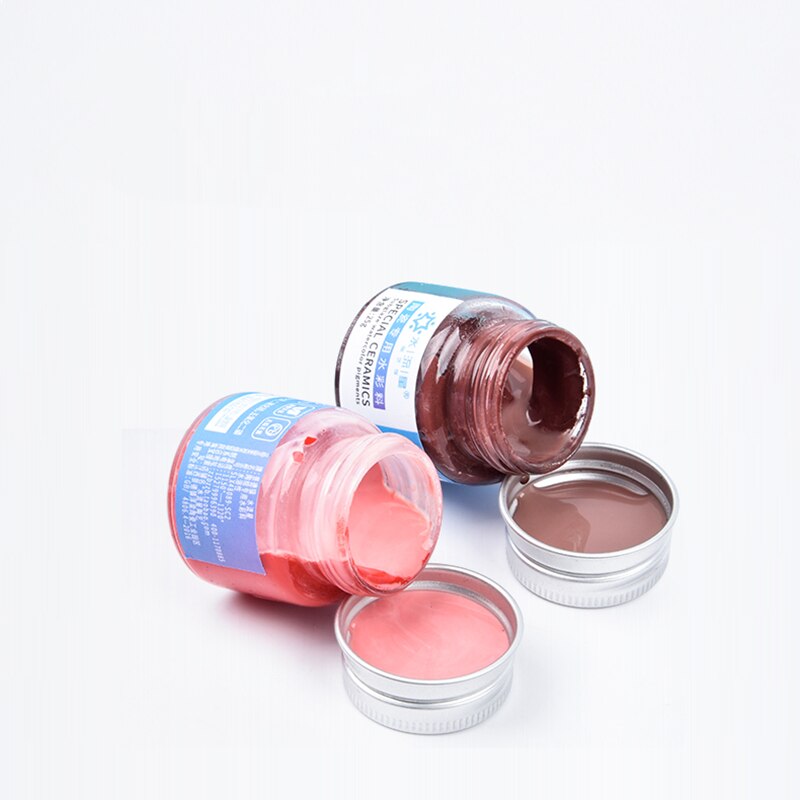12 Color Set Pottery Art Painting Pigment Ceramic Underglaze Color DIY Hand-painted Underglaze Water-based Paint