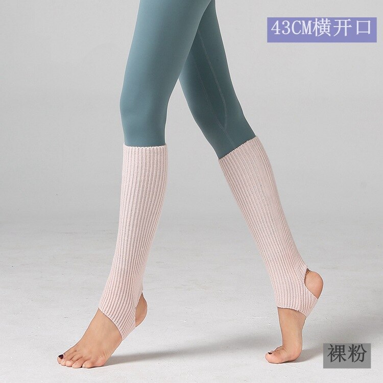1 paar dames meisjes beenwarmers sokken lange sokken zonder voet winter herfst dans ballet kousen volwassenen en kinderen dijbeenwarmers: Roze
