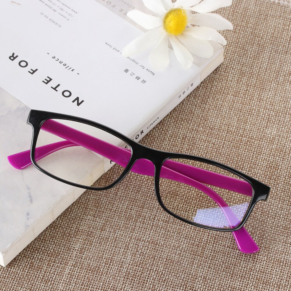 1 PC Anti Blue Rays Radiation Flat Mirror Glasses For Women Men Unisex Anti-UV Computer Goggles UV400 Gaming Eyeglasses
