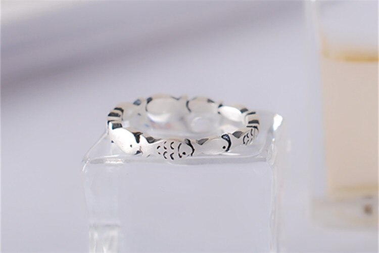 Persoonlijkheid Bohemian Vintage Vis Ringen Voor Vrouwen Mannen Vintage Ringen Gothic Sieraden Valentines