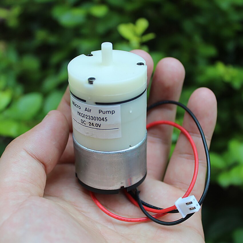 520 Motor Air Pump Large Flow Micro Air Pump DC24V 3.6W DC Pressure Pump with Two Wires, DC12-24V, Pressure Range ≥600mmhg