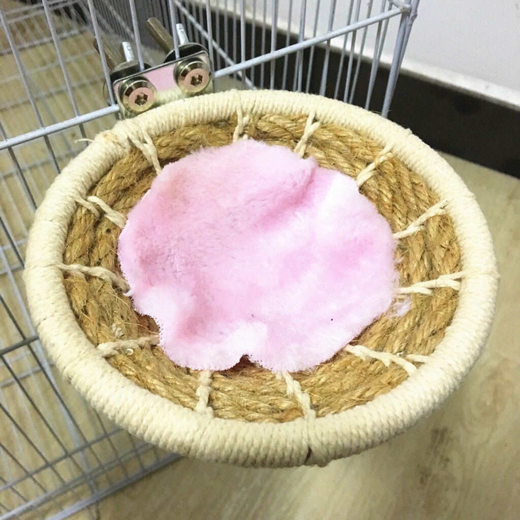 Bird Nest Cotton Rope Parakeet Breeding Nest Small Bird Cage Hatching Nest
