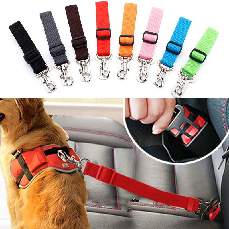 Huisdier Veiligheidsgordels Verstelbare Duurzaam Nylon Hond Voertuig Medium Honden Voor Leash Seat-Riem Riem Grote Veiligheid Kleine automobiel