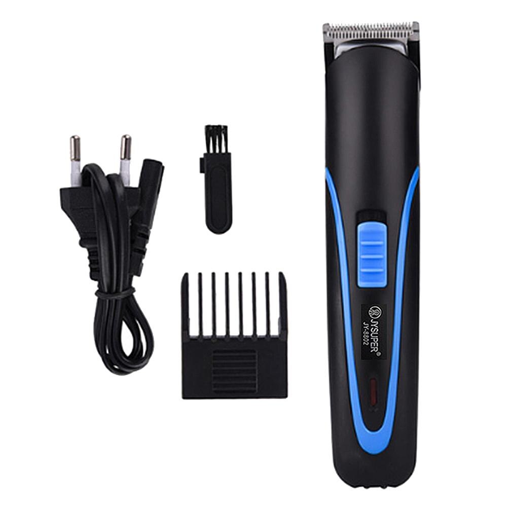 Cortadora de pelo eléctrica para hombres y adultos, cortador de pelo de JY-8802, carga rápida por USB, enchufe de EE. UU./UE
