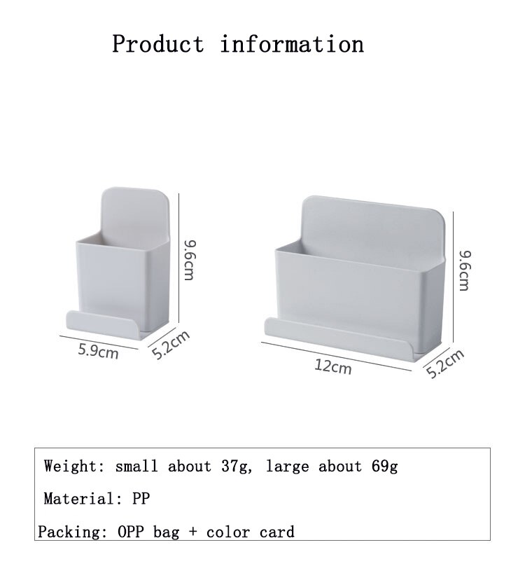 Organizer ścienny schowek pilot klimatyzator futerał robić przechowywania telefon komórkowy uchwyt wtyczki stojak pojemnik robić domu