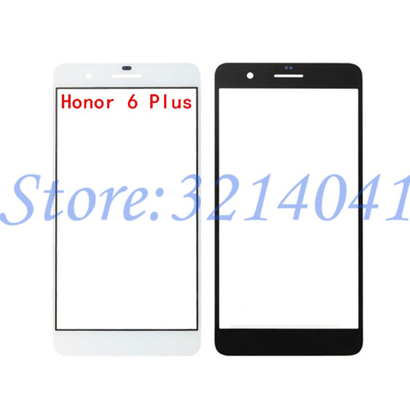 Para Huawei Honor 6 H60-L01 H60-L02 / Honor 6 Plus de pantalla táctil exterior Panel frontal LCD Lente de Cristal de pantalla de la cubierta
