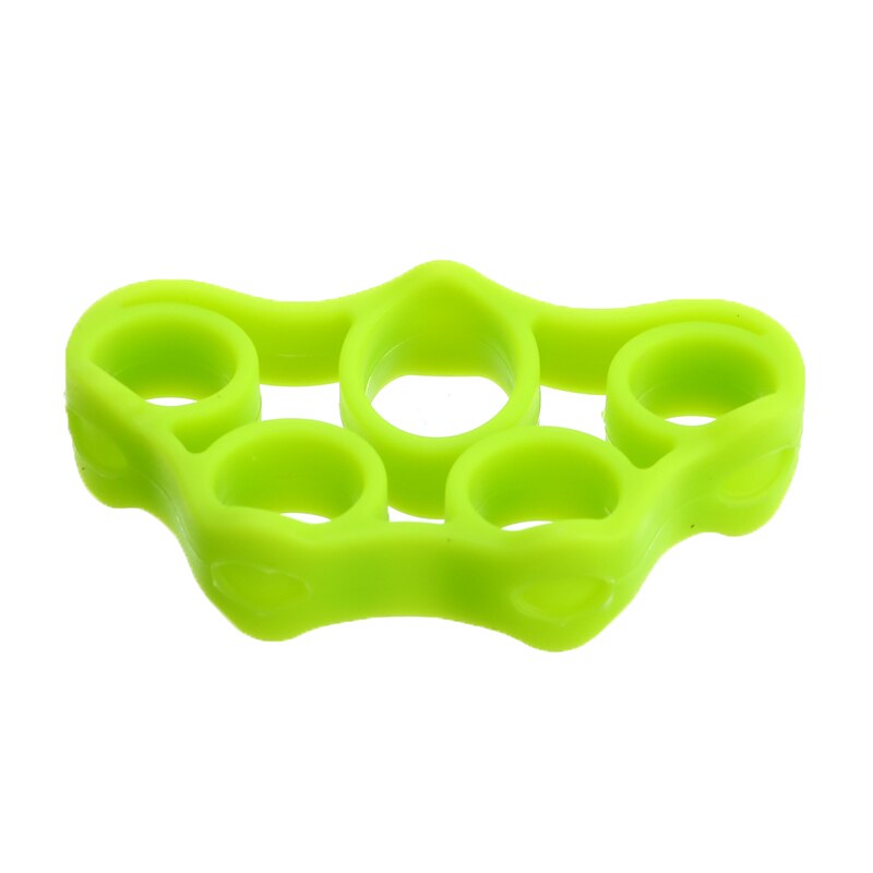 3 níveis dedo aperto da mão silicone anel gripper strengener aperto de mão exercitador treinador faixa de resistência para interior ao ar livre: green