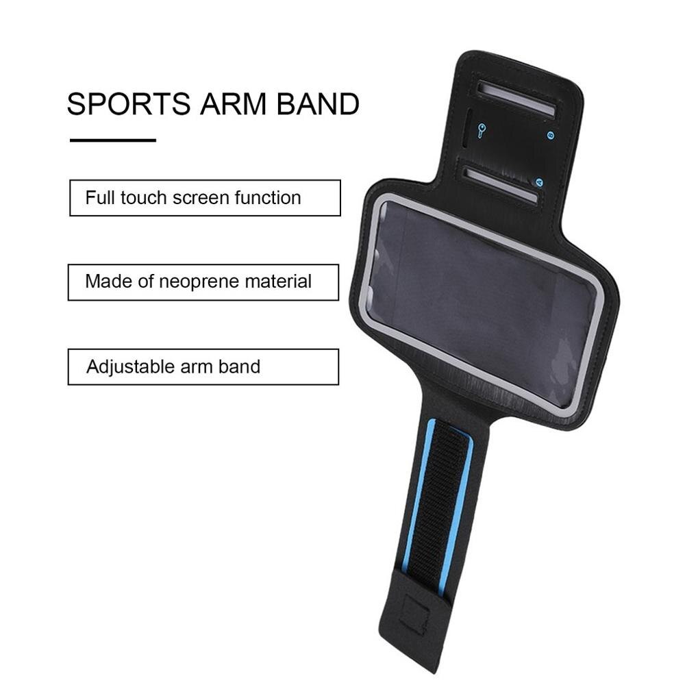 Waterproof Running Jogging Sports Neoprene Armband Case Cover Holder with Reflective Strip for iPhone 6 Plus