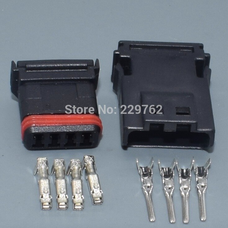 Shhworldsea 4 pin/weg 1.2mm auto mannelijk vrouwelijk auto kabel elektrisch 040 kabelboom connector stekker  mx19004 p 51 mx 19004 s 51