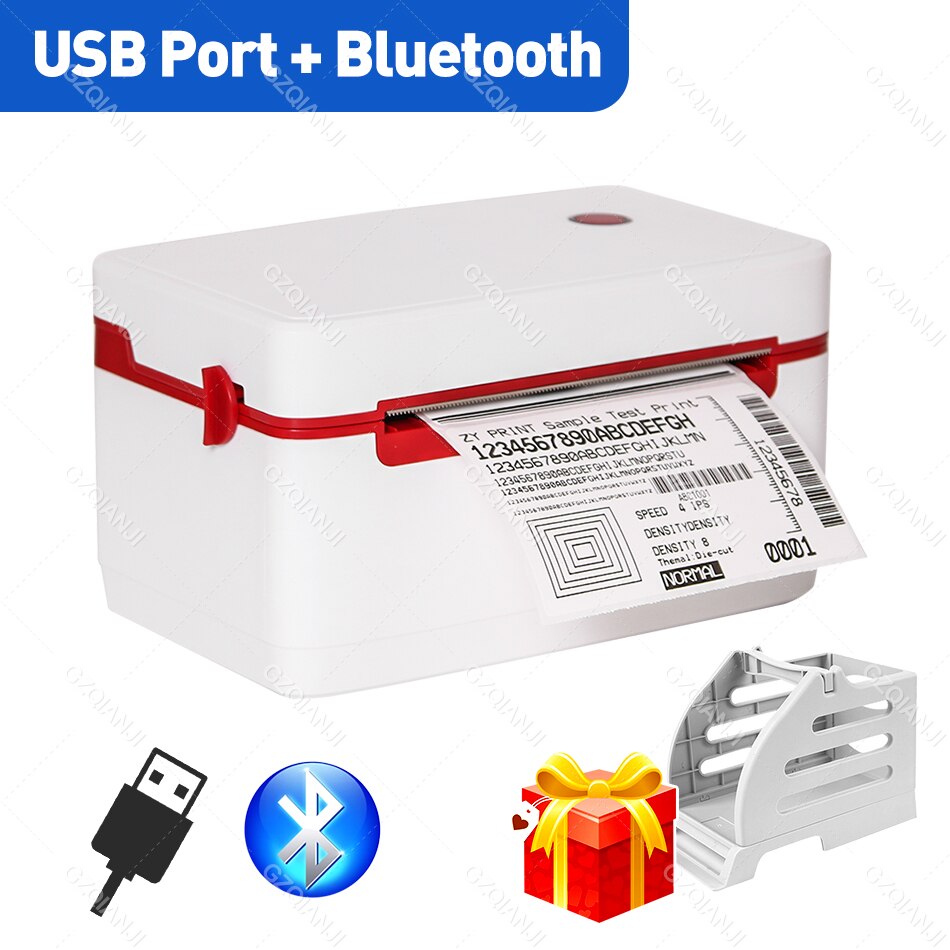 Lastest USB Thermal Address Printer Waybill 100 110mm Label Printer For Express Logistic Label Paper Roll