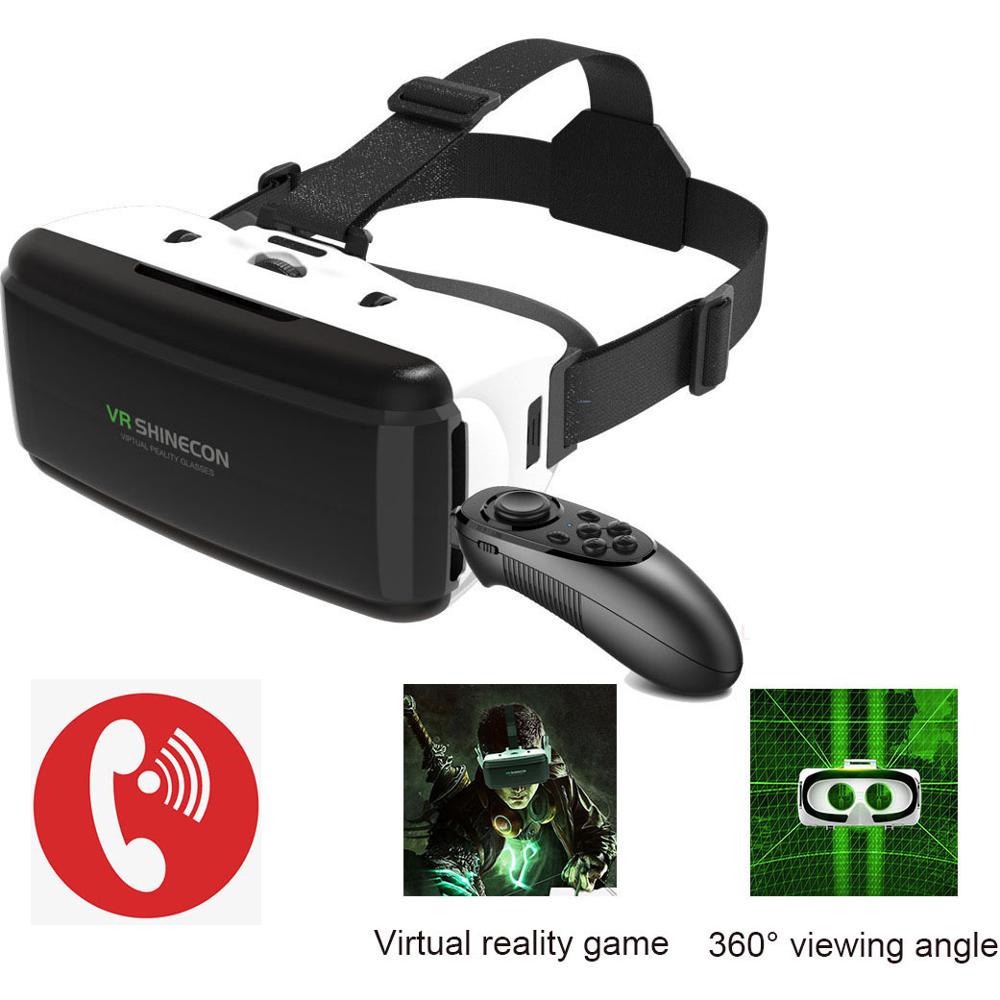 3D Vr Bril Hoofdtelefoon Virtual Reality Vr Rocker Bril Headset Voor Ios Android Smartphone