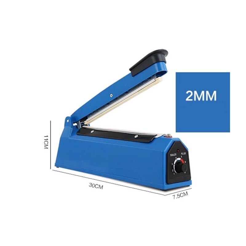 Hand Pressure Food Bag Sealing Machine Manual Plastic Bags Aluminum Foil Tea Coffee Heating Impulse Sealer Packer