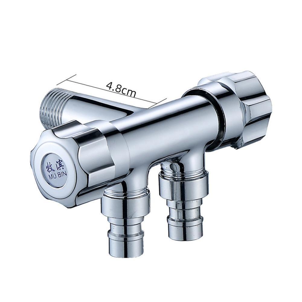 Brass Valve Bathroom Shower Faucet Water Splitter Shower Nozzle For Shower Diverter Converter Valve Mixer Valve Spray Water: C