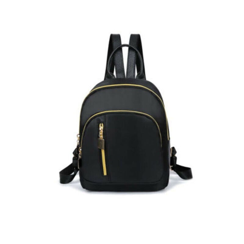 Mochila Oxford impermeable para mujeres y niñas, bolsas escolares de nailon negro, bolso de viaje de , mochila, bolso de hombro