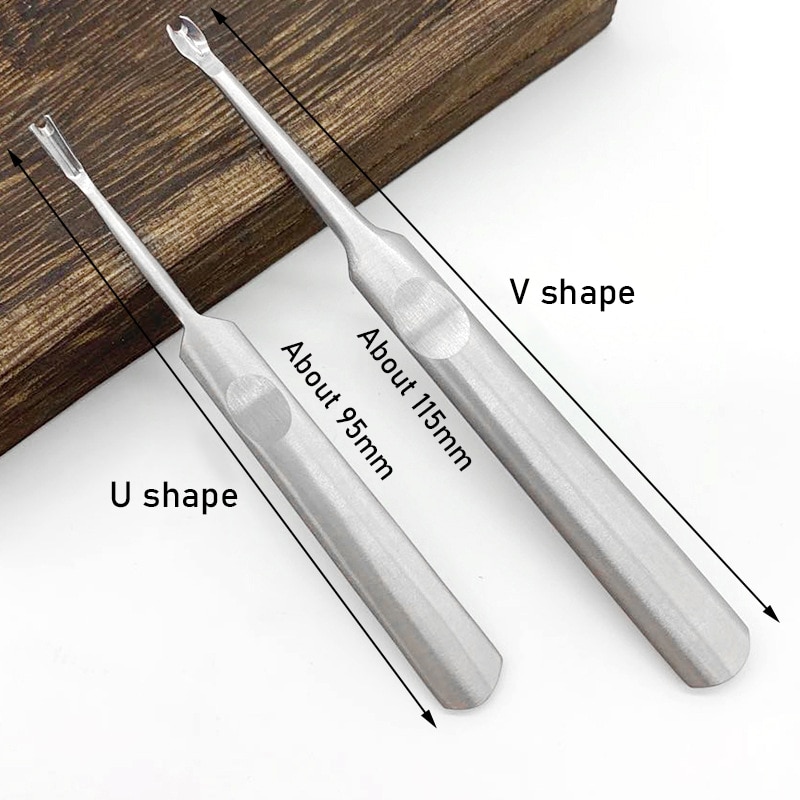 S/L Groover Punching Tool Kit U+V Shaped Leather Stitching Skiving Tool Leathercraft Hole Puncher Edge Beveler Tool Kit