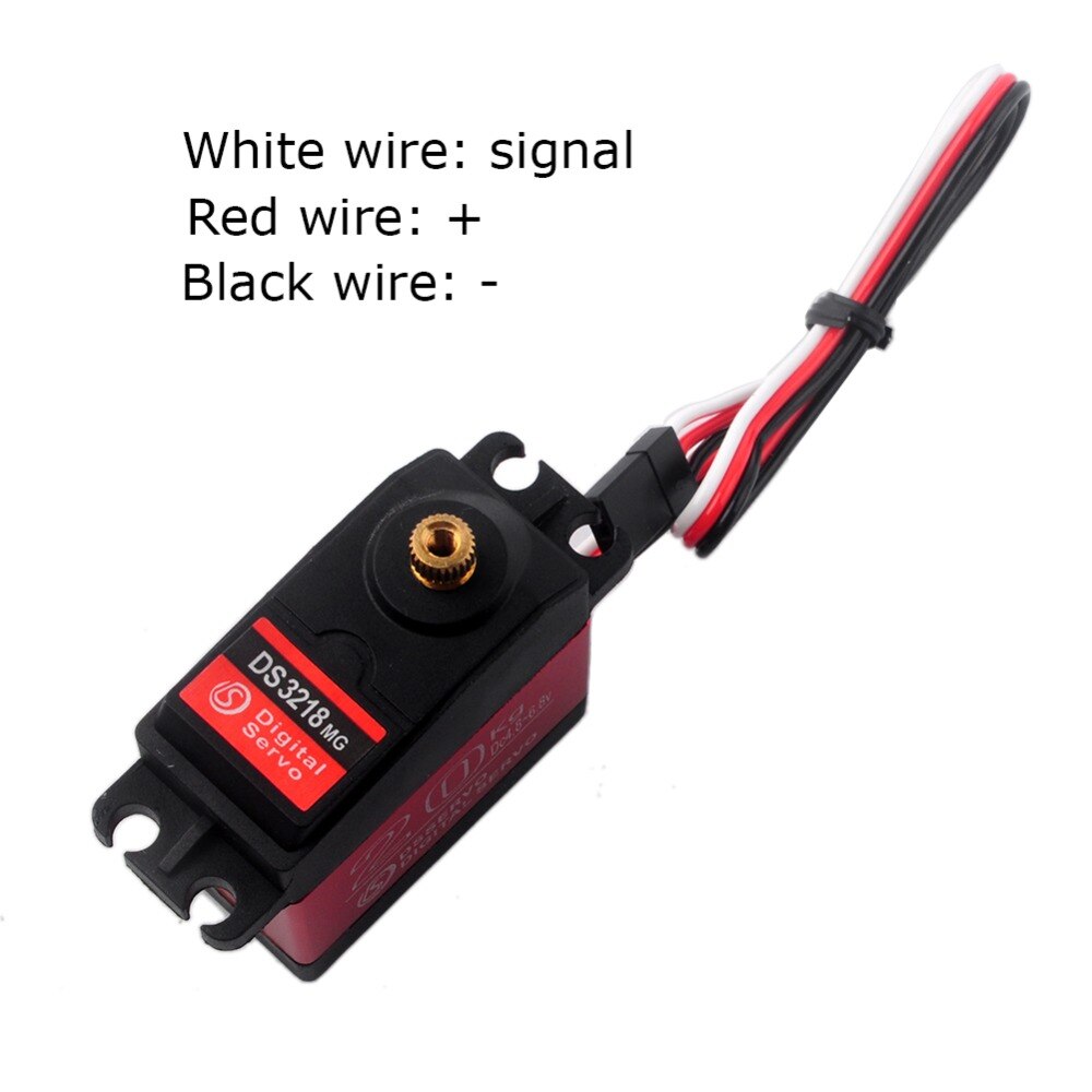 2 stücke DS3218 270 Grad Digital RC Servo, 20 kg Drehmoment Wasserdichte Metall RC Servo Motor- mit 25 t Servo Arm für RC Auto Stiefel FZ3136