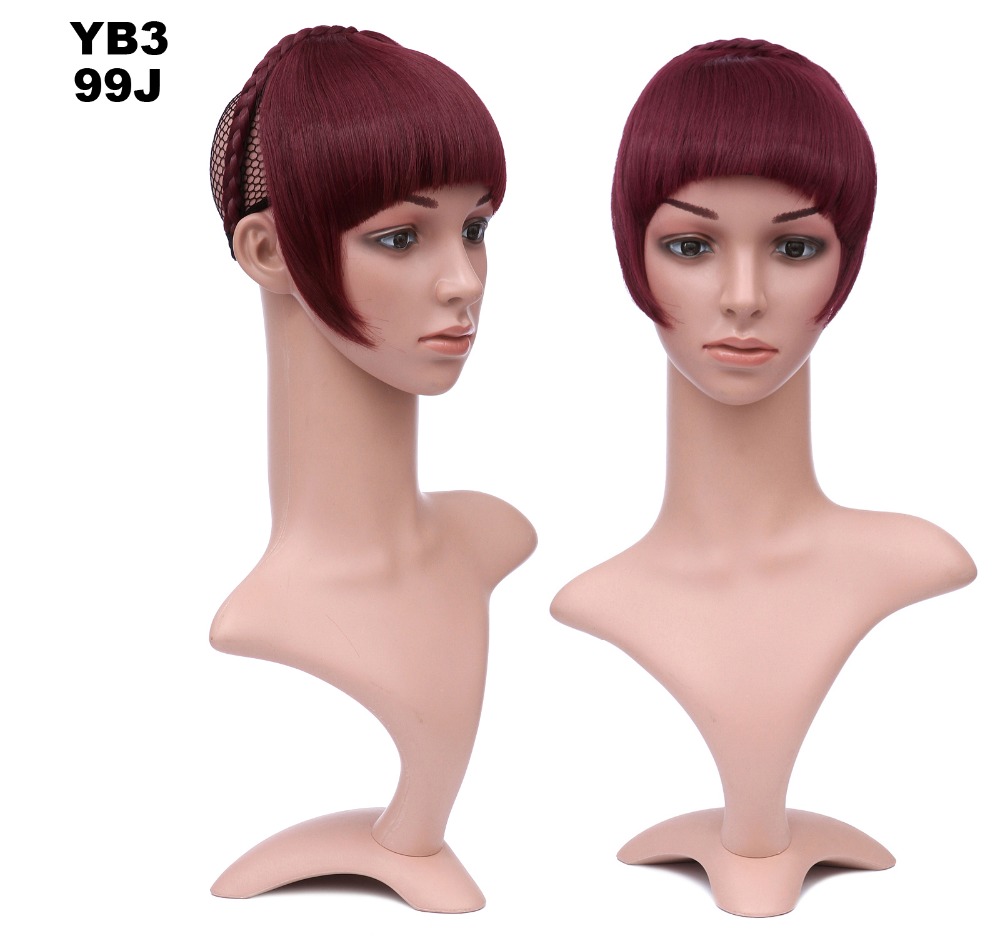 Girlshow 6 stk/parti foran syntetisk hår bang kort... – Grandado, image size:1000x938